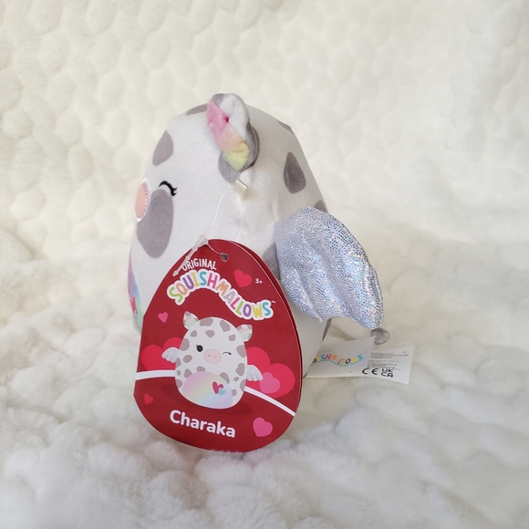 Charaka the Flying Pig Valentines Day Squishmallows 5 inch BNWT - Picture 2 of 7